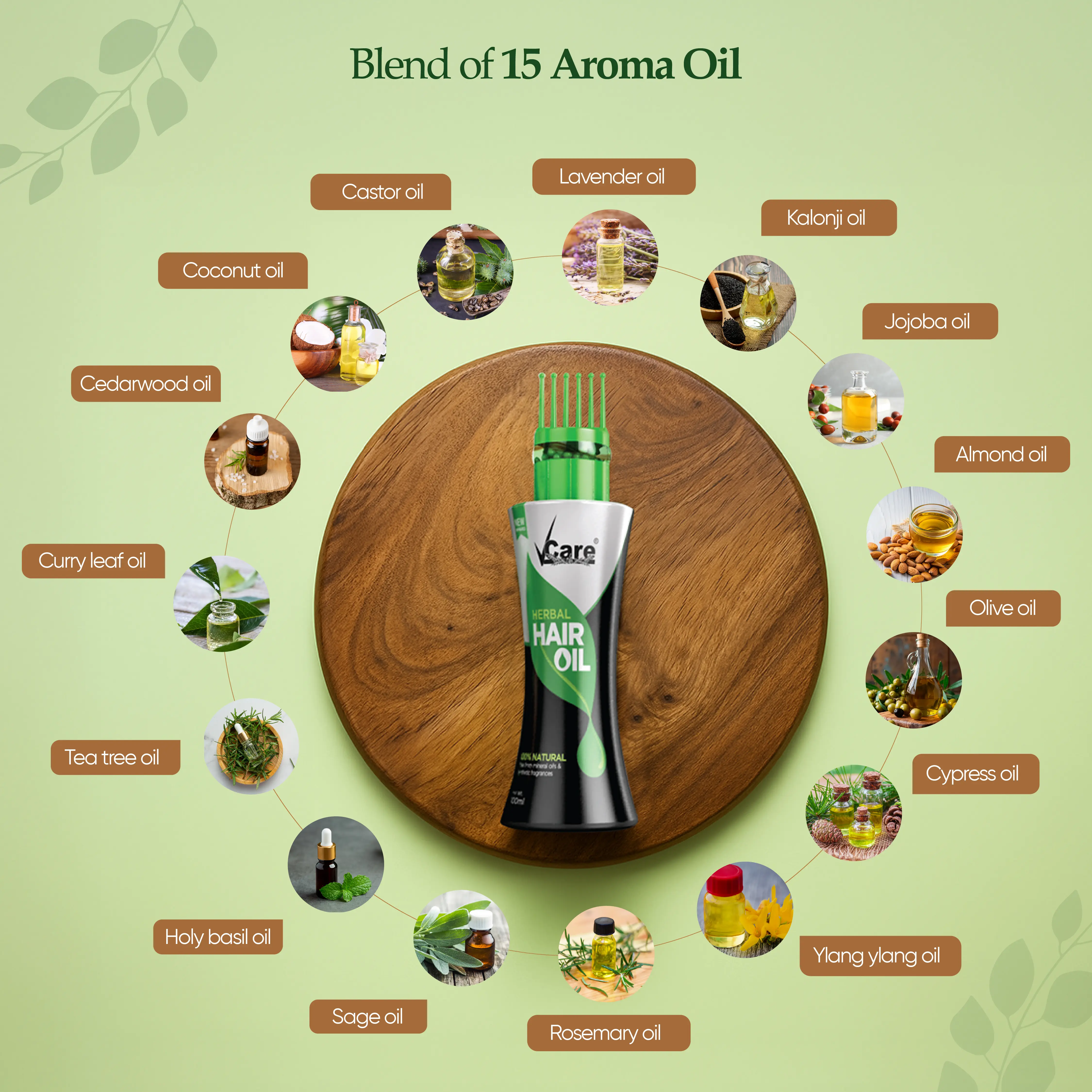 easy use herbal hair oil for long hair